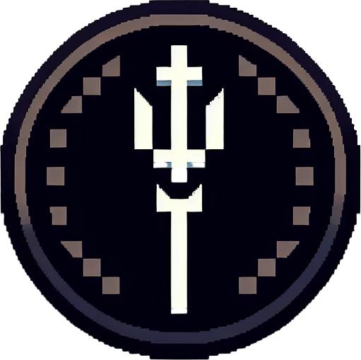 spearbutton. pixelart..
Single Game Texture. In-Game asset. 2d. Blank background. High contrast. No shadows.