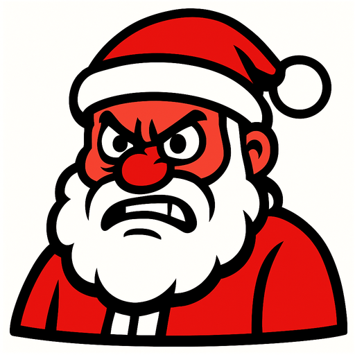 Santa angry
In-Game asset.  2d.  High contrast.  No shadows
