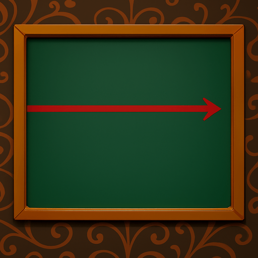 Change the center bumper on the table into a red line on the felt that ends in an arrow on the right side of the table.