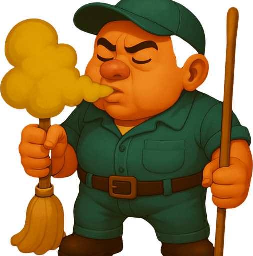 Make a version where he inhales