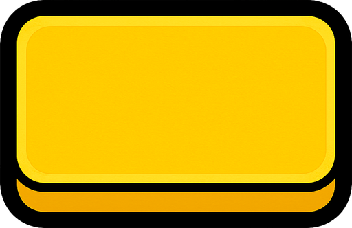 Bana bir adet sarı bir buton yap.
In-Game asset.  2d.  High contrast.  No shadows