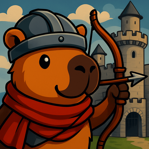 Los capybaras estan listo para defender el castillo.