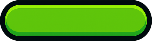 yeşil bar.
In-Game asset.  2d.  High contrast.  No shadows