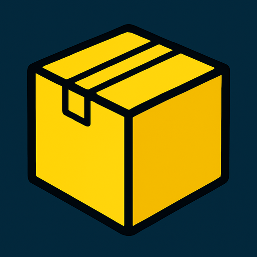 A yellow box.
In-Game asset.  2d.  High contrast.  No shadows