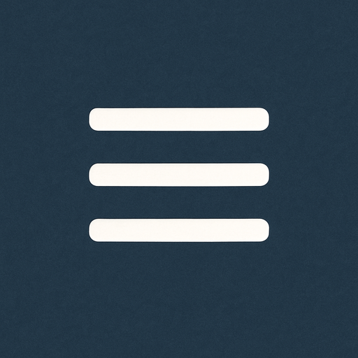 white menu icon