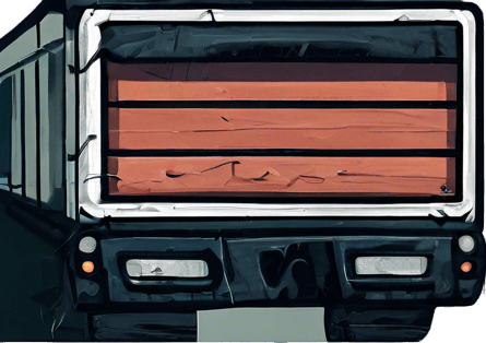 completely wrecked  in multiple pieces