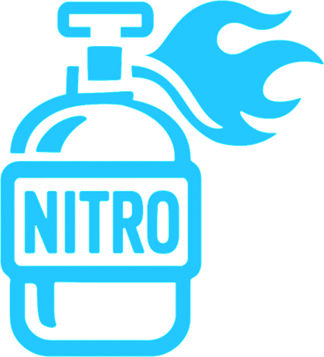 Nitro image blue
In-Game asset.  2d.  High contrast.  No shadows