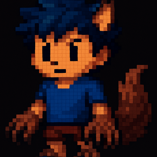 Garras de lobo, pixelart