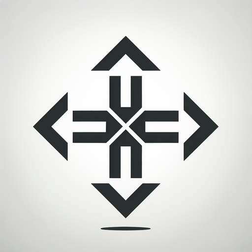 simple interface icon of arrows in all 4 directions.
Blank background