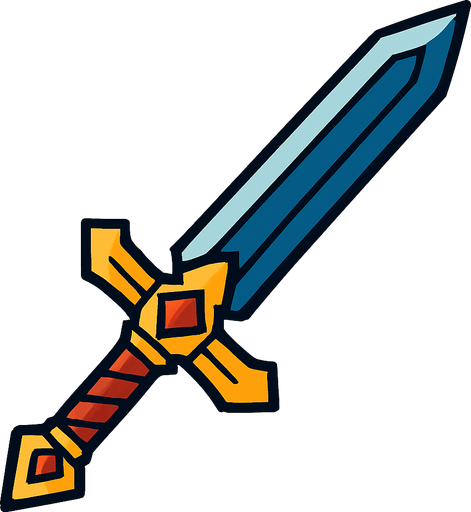 Espada.
In-Game asset.  2d.  High contrast.  No shadows