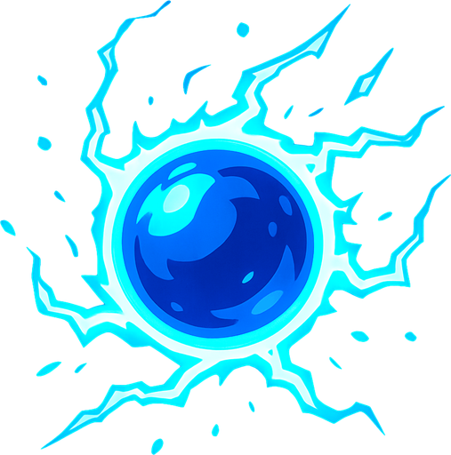 energy ball.
In-Game asset.  2d.  High contrast.  No shadows