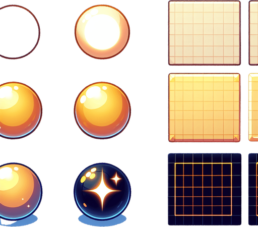 A pearl.
Single Game Texture.  In-Game asset.  2d.  Blank background.  High contrast.  No shadows