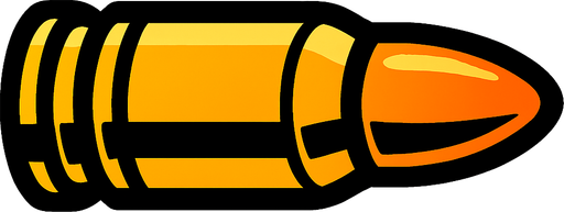 mermi.
In-Game asset.  2d.  High contrast.  No shadows