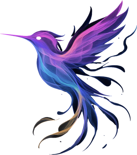 ephemeralHummingbird.
In-Game asset.  2d.  High contrast.  No shadows