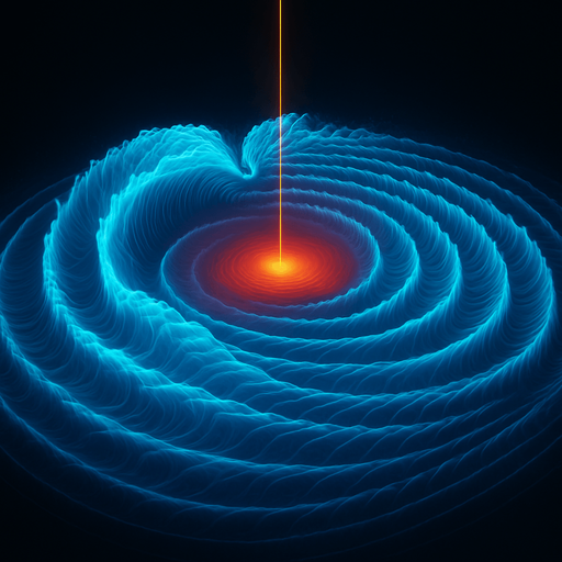 Variation hologram neon shockwave projection glowing tsunami wave expanding circles 3d waves