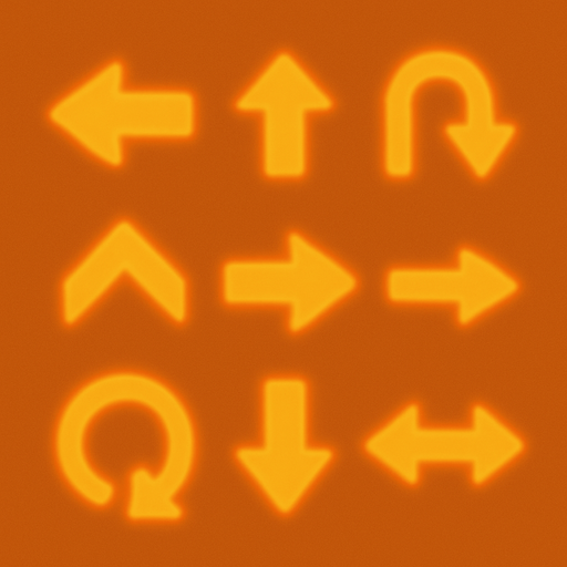 Orange arrow pack assets. Blur. HD color.
Single Game Texture. In-Game asset. 2d. Blank background. High contrast. No shadows.