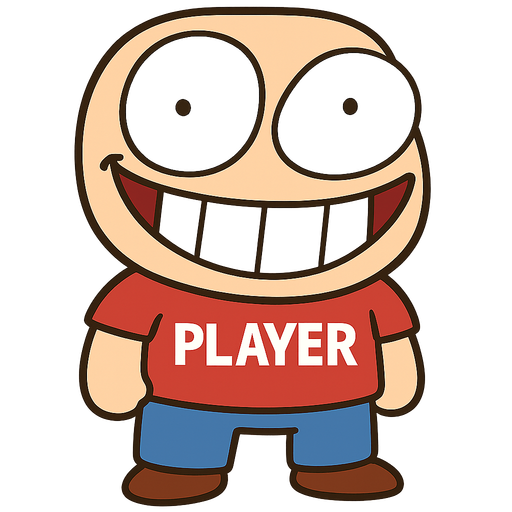 Player. No background. Transparent background. Blank background. No shadows. 2d. In-Game asset. flat