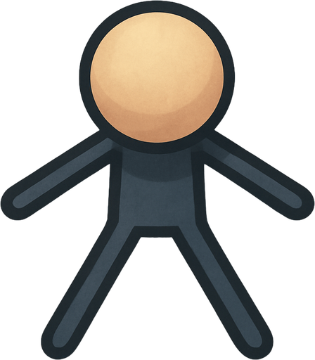 stickman top view.
In-Game asset