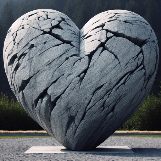 a big stone heart