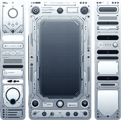 A minimalist and futuristic user interface for a general game, designed for a handheld mobile phone. The screen is dominated by a clean, blank background with a smooth, uniform surface, exuding simplicity and clarity. The layout is ultra-minimalistic, with no visible elements, icons, or text, ensuring a completely distraction-free aesthetic.

The design features a subtle gradient or soft texture across the background to suggest depth while maintaining an overall empty and spacious appearance. The edges of the interface are clean and sharp, framing the blank canvas without any clutter. This design embodies a modern, functional aesthetic, perfectly suited as a versatile base for any interactive or game-focused UI..
Single Game Texture. In-Game asset. 2d. Blank background. High contrast. No shadows.