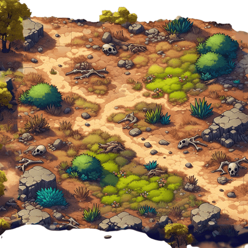 Add more scenery such as trees and rocks