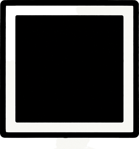 casilla negra.
In-Game asset.  2d.  High contrast.  No shadows