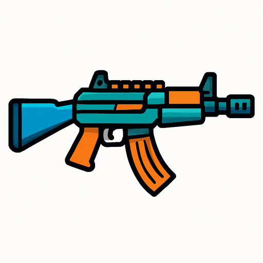 Weapon.
In-Game asset.  2d.  High contrast.  No shadows
