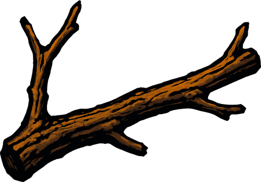 Rama, algo realista.
In-Game asset.  2d.  High contrast.  No shadows