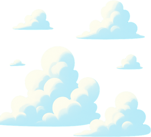 Oyun arka planı gökyüzü 3d pixar.
In-Game asset.  2d.  High contrast.  No shadows