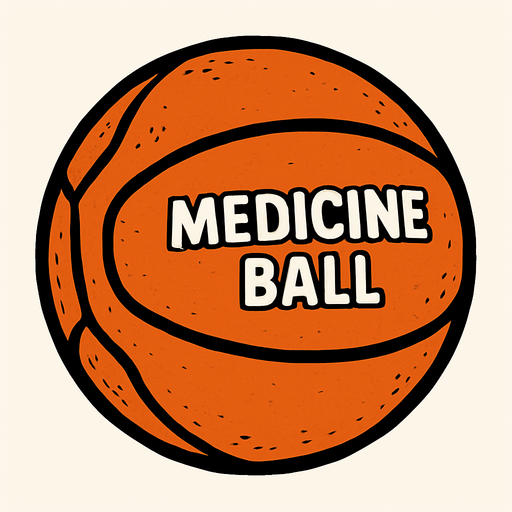 medicine ball.
In-Game asset.  2d.  High contrast.  No shadows