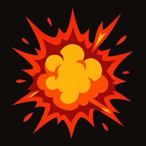 explosion
In-Game asset.  2d.  High contrast.  No shadows