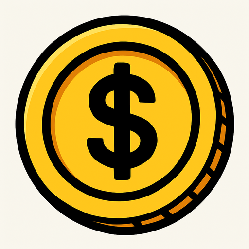 coinIcon.
In-Game asset.  2d.  High contrast.  No shadows