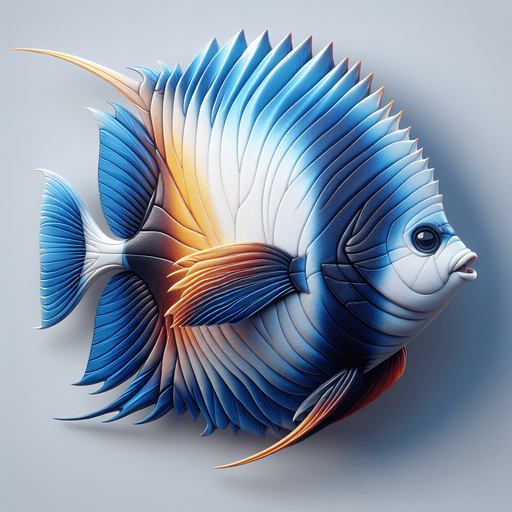 A realistic bannerfish.
Single Game Texture. In-Game asset. 2d. Blank background. High contrast. No shadows.