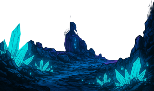 Neon cyberpunk manga subterranean underground tunnels crystal caverns glowing huge ancient technology ruins futurustic underworld holograms spirits projections magical dimension cave background image deep caverns majestic background scene landscape tech purgatory catacombs maze Backdrop