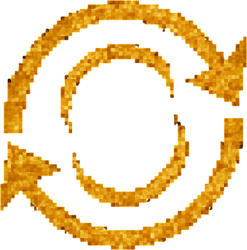 Synergy icon Dark souls style 2d pixel art.
In-Game asset.  2d.  High contrast.  No shadows