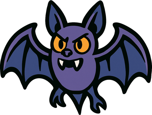 yarasa.
In-Game asset.  2d.  High contrast.  No shadows