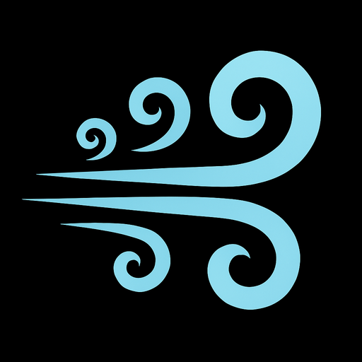 wind.
In-Game asset.  2d.  High contrast.  No shadows