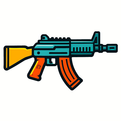 silah.
In-Game asset.  2d.  High contrast.  No shadows