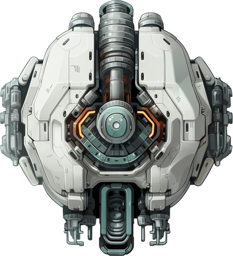 Alien organic tank, seen from above, no perspective.
Single Game Texture. In-Game asset. 2d. Pixelart. White background. Blank background. Low detail. High contrast.