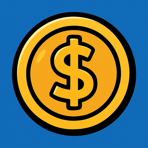 Coin.
In-Game asset.  2d.  High contrast.  No shadows