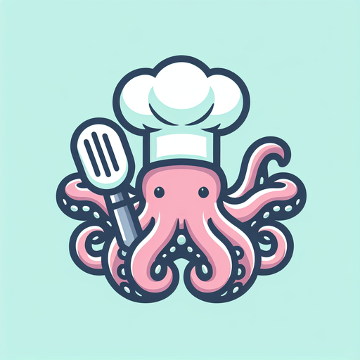 осьминог повар, минимализм, пастельные цвета
\.
Single Game Texture.  In-Game asset.  2d.  Blank background.  High contrast.  No shadows