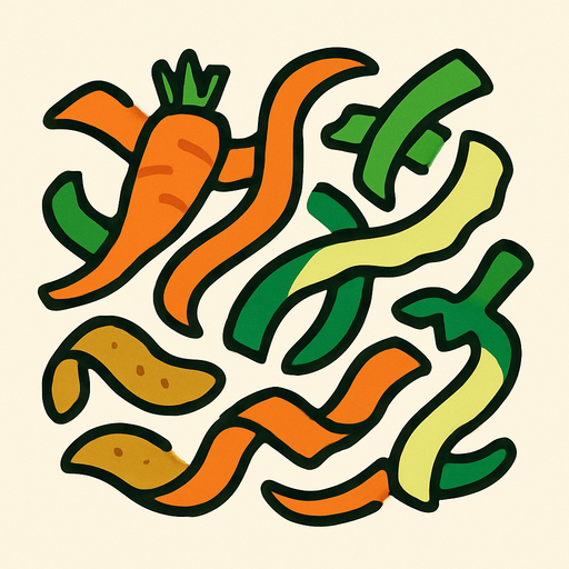 Pelage de legumes.
In-Game asset.  2d.  High contrast.  No shadows