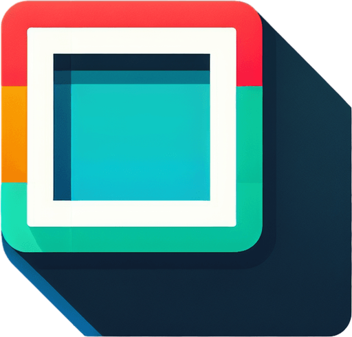 Simple flat icon, 200x200pixels, one bright color square with border. No shadows, top down view, transparent background.
Single Game Texture. In-Game asset. 2d. Blank background. High contrast. No shadows.