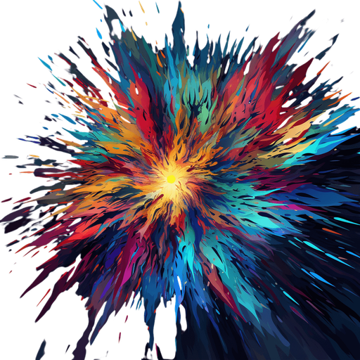 Multi color chaotic noise, primary colors. Rays from the center. Darker center
Single Game Texture. In-Game asset. 2d. Pixelart. Low detail. High contrast.