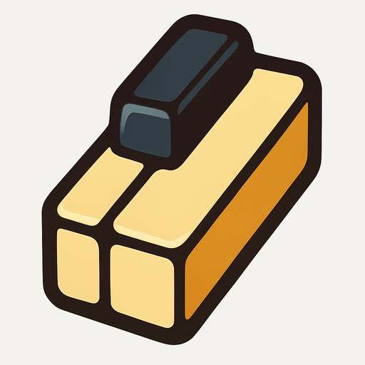 piano key.
In-Game asset.  2d.  High contrast.  No shadows