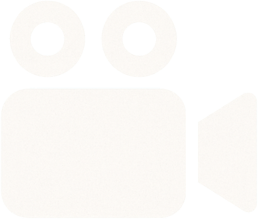 white video camera icon