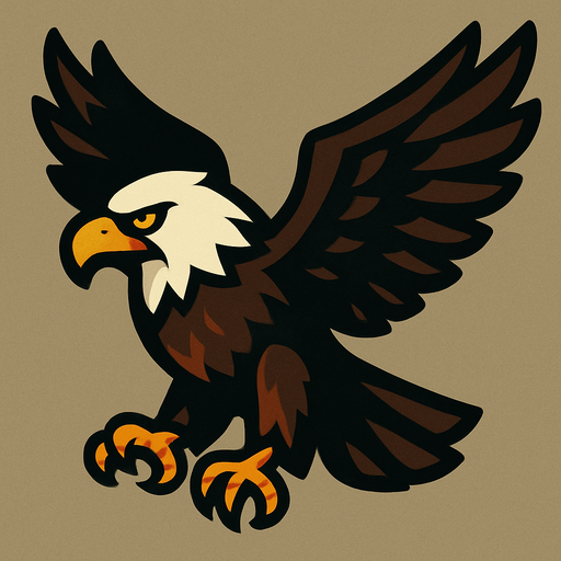 Eagle.
In-Game asset.  2d.  High contrast.  No shadows
