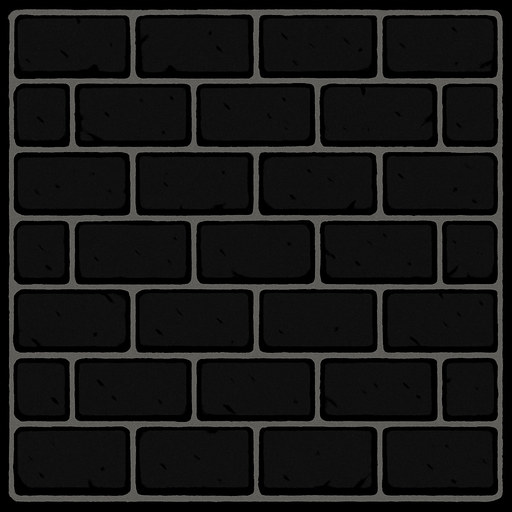 black wall.
In-Game asset.  2d.  High contrast.  No shadows