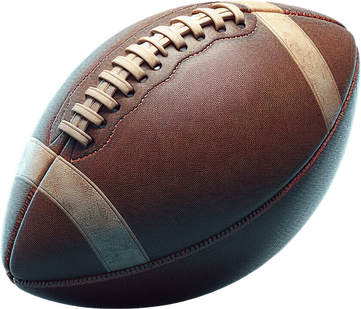 foot ball.
Single Game Texture. In-Game asset. 2d. Blank background. High contrast. No shadows.
