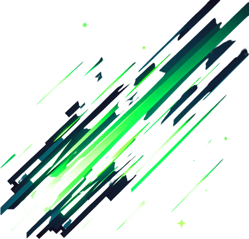 green laser.
Single Game Texture.  In-Game asset.  2d.  Blank background.  High contrast.  No shadows